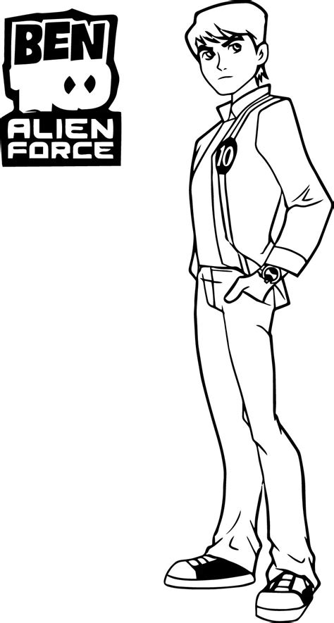 Ben 10 Alien Force Wecoloringpage Coloring Page Wecoloringpage