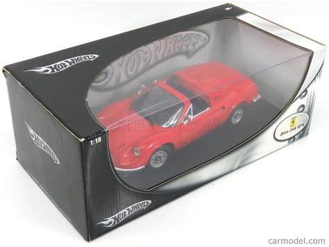 Mattel Hot Wheels Scale Ferrari Dino Gts Spider Red
