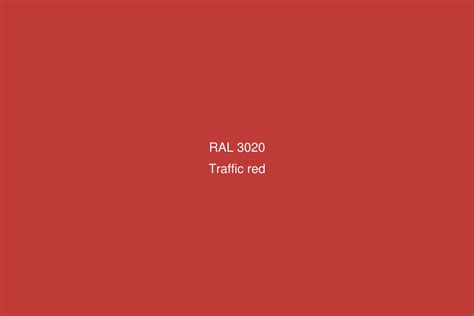 Ral 3020 Colour Traffic Red Ral Red Colours Ral Colour Chart Uk