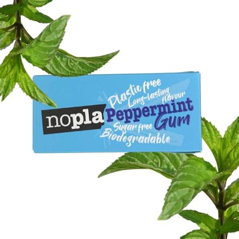 Nopla Peppermint Plastic Free Gum 15g X 12