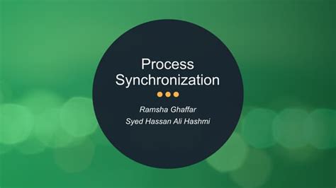 Process Synppt