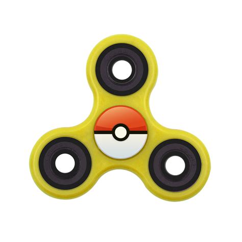 Pokemon Pikachu Hand Spinner Fidget Tri Spinner 3d Edc Ceramic And Steel