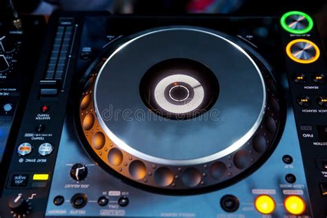 Dj Cd Player And Mixer Stock Image Image Of Dance Professional 97396215