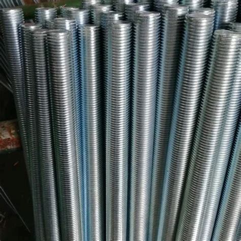 Material Galvanised Iron Zinc Plated MS Threaded Rods Round At Rs 70