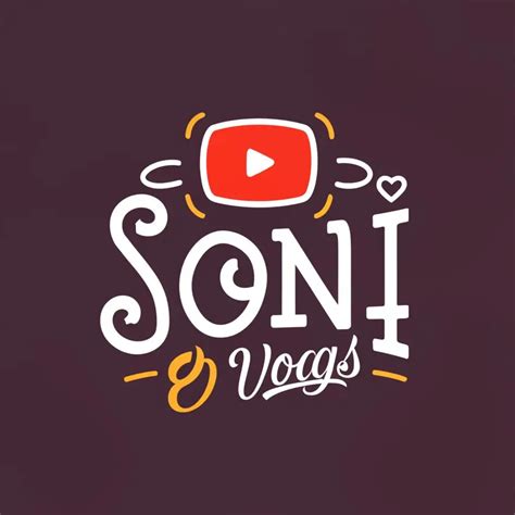 Logo Design For Sai Soni Vlogs Dynamic Typography For Youtube Channel
