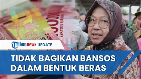 Mensos Risma Klaim Kemensos Bagikan Bansos Hanya Dalam Bentuk Uang