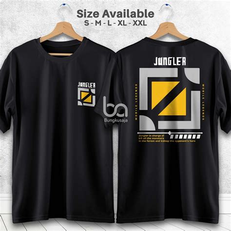 Jual Kaos Mobile Legend Ml Series Baju Game Moba All Role Exp Lane Gold