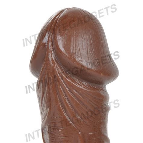 Big Glans Dong Brown Sex Toys Free Shipping Intimatega