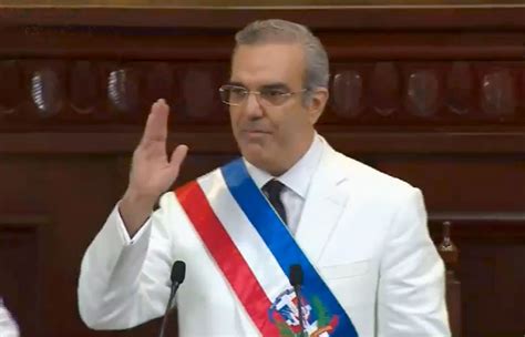 Discurso Del Presidente Luis Abinader Hoy Rinde Cuenta Por Su Primer