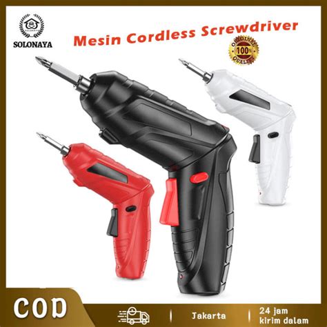 Dikirim Dari Jakarta Mesin Cordless Screwdriver V Shcordless