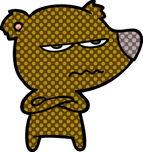 angry bear cartoon 12419715 Vector Art at Vecteezy