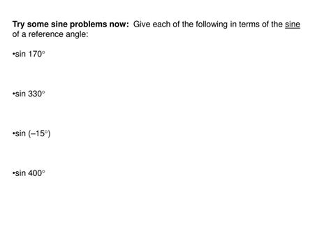 Sin Is An Abbreviation For Sine Cos Is An Abbreviation For Cosine Ppt