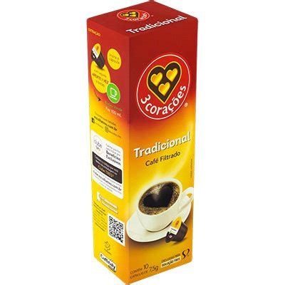 Cápsula de Café Filtrado Clássico Compatível Cafeteira Tres 3