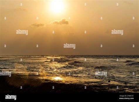 sunset  maldives stock photo alamy