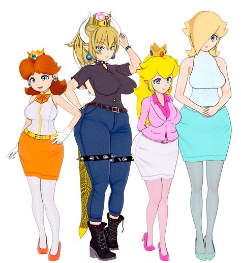 Peach Daisy Rosaline And Bowsette Casual Outfits By Fatallyobsessed