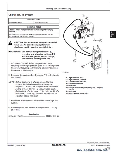 John Deere 310G Backhoe Loader TM1886 PDF Manual