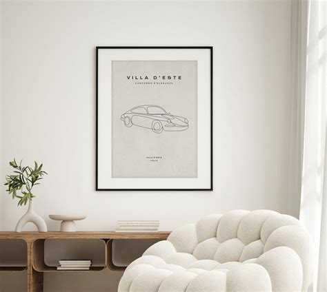 Car Line Art Poster | PRINT - Grafico Group