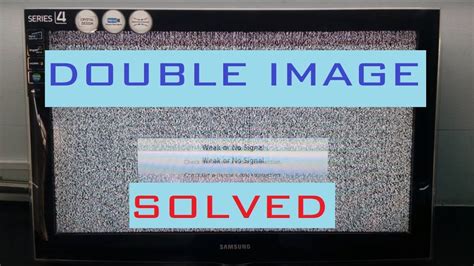 How To Fix Double Image Display Problem Of Your Lcd Tv Screen Step By Step Repair Youtube