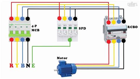 3 Phase SPD Connection Diagram Surge Protection Device Connection Surge