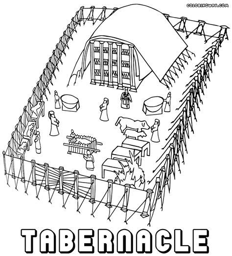 Coloring Festival Coloring Pages Of The Tabernacle More Than