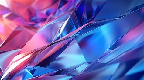 Premium AI Image Abstract Faceted Geometric Background