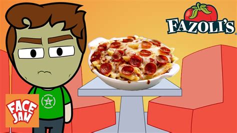 Fazolis Pizza Baked Pasta Face Jam Youtube