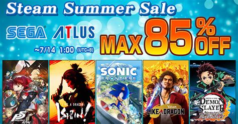 Sega Joins The Steam Summer Sale With Big Deals