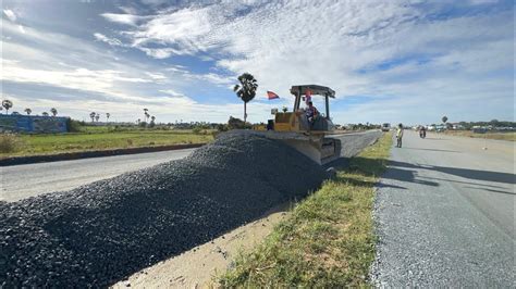 Excellent New Update With Making Highway Road Kumatsu Motor Grader