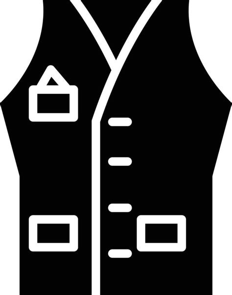 Vest Glyph Icon 11159740 Vector Art At Vecteezy