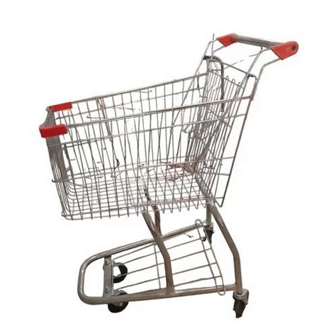 Stainless Steel Shopping Trolley Basket Capacity L Load Capacity