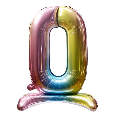 Buy Stand Up Rainbow Number Balloons For Only Usd By Airise