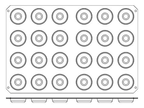 FLEXIPAN 24 SAVARIN D70 X H 20 NOIR HAPPYFLEX