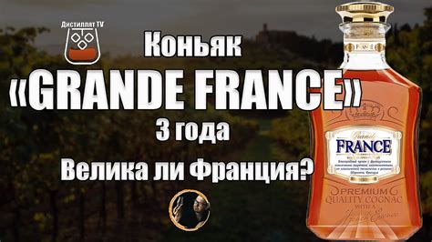 Коньяк "GRANDE FRANCE" (Великая Франция) 3 года - YouTube