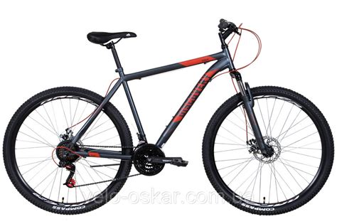Велосипед ST 29" Discovery RIDER AM DD Рама- 2022 (темно-серебристый с ...
