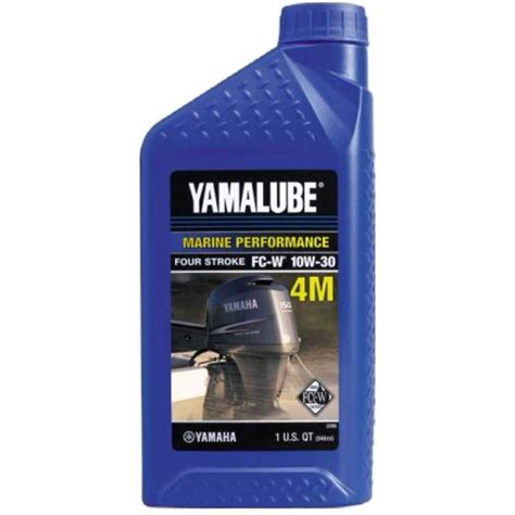 Yamaha Yamalube 4m Outboard Fc W 10w 30 Four Stroke Engine Oil One