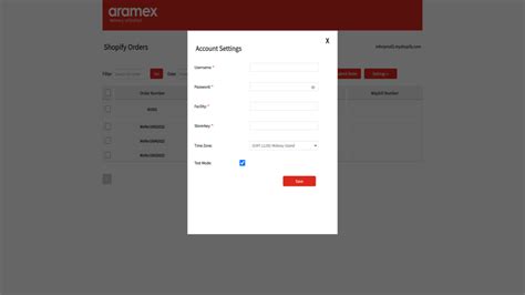 Aramex ‑ Infor App Fulfil Your Orders By Connecting To Aramex Infor