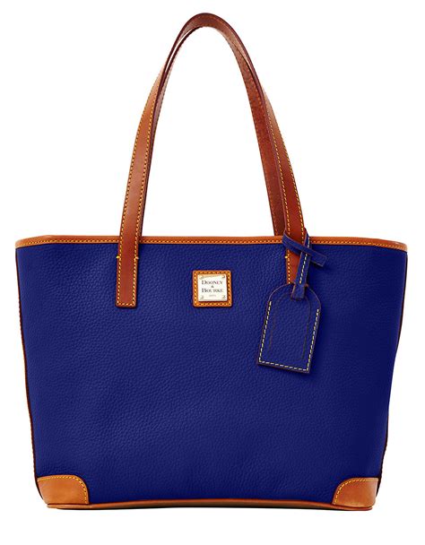 Dooney Bourke Charleston Shopper Leather Tote Bag In Blue Cobalt Lyst