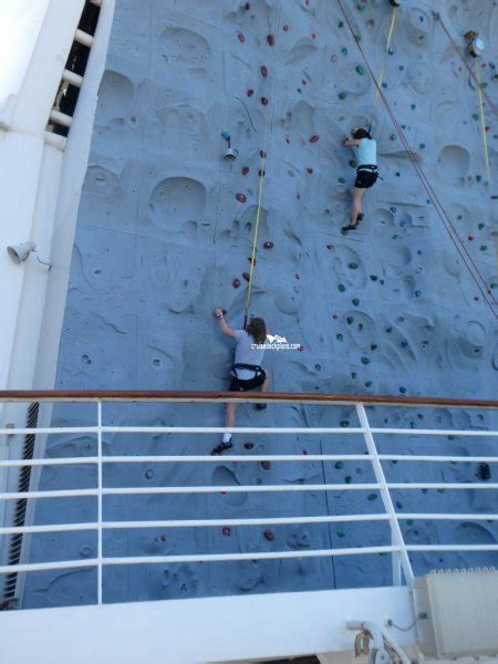 Voyager Of The Seas Rock Climbing Wall Pictures