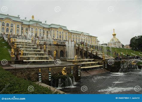 Peterhof stock photo. Image of design, landscape, petergof - 26607884