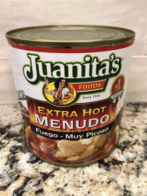 4 Cans Juanitas Extra Hot Menudo 25 Oz Soup Tripe Stock Free Ship Jt