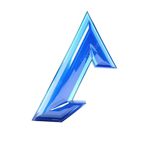 Blue Arrow Lightning D Render Blue Arrow Lightning Png Transparent