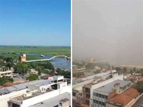 Tempestade de cinza e poeira atinge Corumbá JD1 Notícias