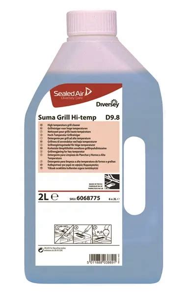 Diversey Suma Grill Hi Temp D9 8 2l Do Grilli 12885369813 Oficjalne