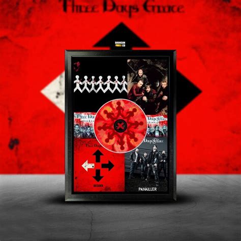 Three Days Grace Album Cover Poster One X Life Starts Now Etsy