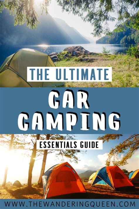 The Ultimate Car Camping Essentials Guide With A Free Car Camping