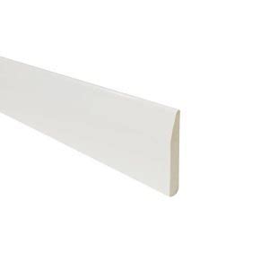 PVC Chamfered Skirting Board 65mm Gloss White MB Decor