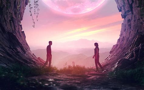 Couple Wallpaper 4k Aesthetic Romantic Lovers Cave