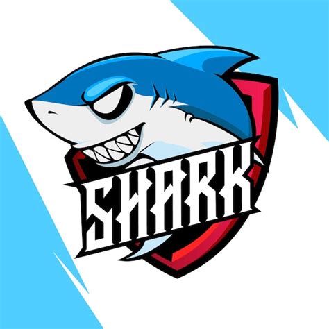 Premium Vector Shark Mascot Logo Vector Illustration