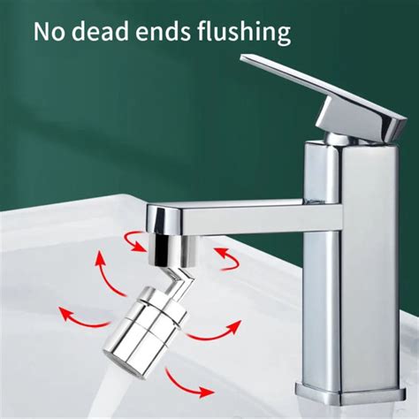 Kebeteme Universal Splash Filter Faucet 720° Rotate Water Outlet Faucet