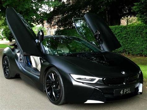 Bmw I8 Matte Black Bmw I8 Bmw Bmw Cars